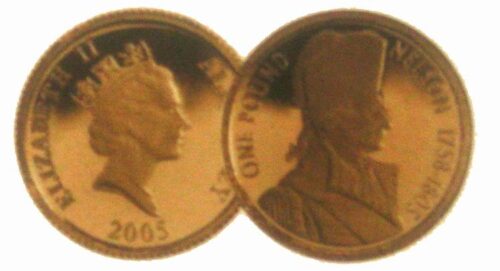 Lord Nelson - Alderney - 2005 - gold coin - Image 2