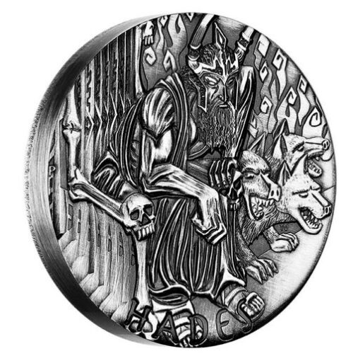 Gods of Olympus – Hades - Tuvalu - 2014 - 2 Dollars - 2 oz silver coin