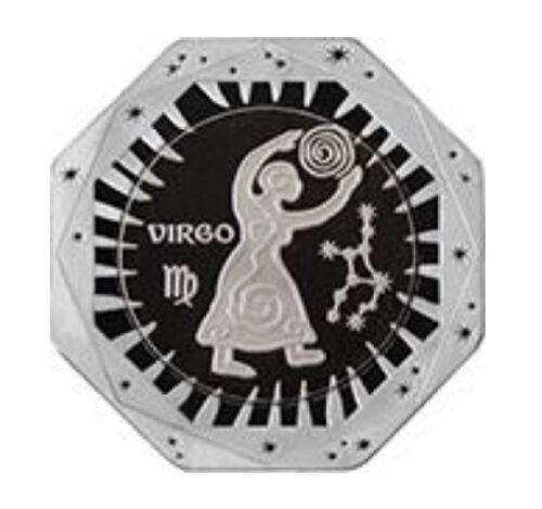 Zodiac Signs: Virgo - 100 Tenge - 2018 - Kazakhstan - silver & tantalum coin