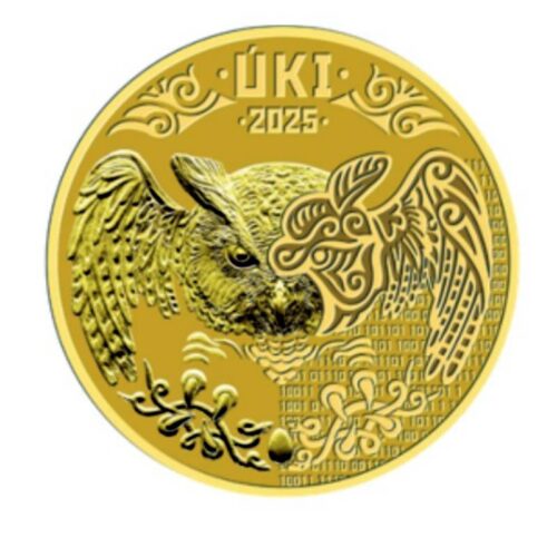 Golden Owl (UKI) 100 Tenge 2025 Kazakhstan 1 oz gold coin in blister